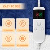 Electric Blanket Heated Twin, Soft Flannel Heating Blanket with 8