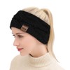 JFAN Headbands Women Winter Ear Warmer Soft Furry knitted Hair
