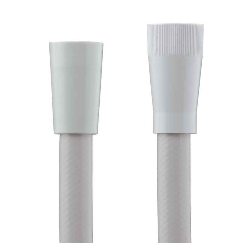 Kakudai 366-522-W Shower Hose Set, White, 3.6 ft (1.6 m)