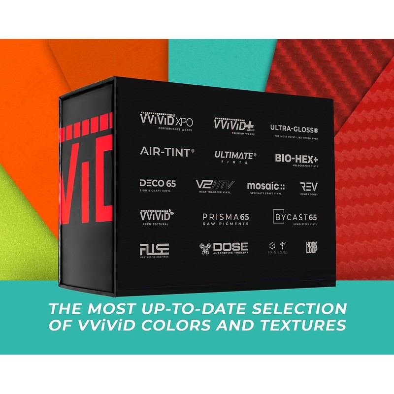 VViViD Vinyl Car Wrap Color Deck Vinyl Sample Book with