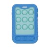 Nuby Giggle Bytes Soft Blue Cellphone Teether Toy for Babies