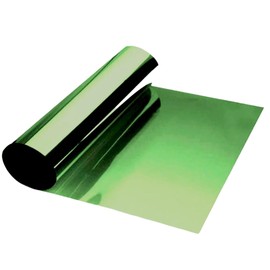 Sun Visor 59x7.9 Solar Film Strip for Windshield, Graduate Opacity on Clear Base Non Reflective and Without Metallization Sunshade Band Green