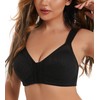 HACI Women's Front Closure Posture Bra Full Coverage Back Support