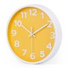 Crosstime 10 Inch Yellow Wall Clock with Big Numbers -