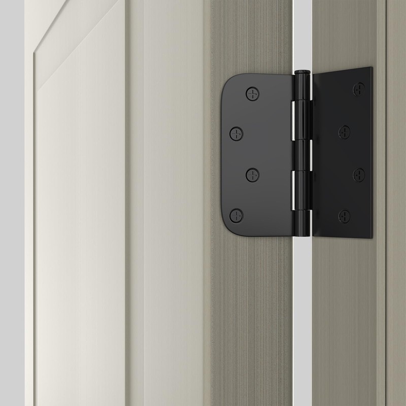 goldenwarm 3 Pack 4in Black Door Hinges Interior Door Hinges