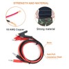 DollaTek 2Pcs 15A 4mm banana plug to alligator clip clamp
