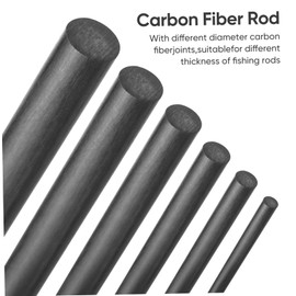 DIYEAH Fishing Rod Repair Kit 6pcs Fishing Rod Repair Carbon Fiber Fishing Poles Saltwater Freshwater Casting Rods