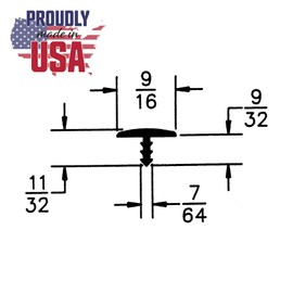 Outwater Plastic T-molding 9/16 Inch Black Flexible Polyethylene Center Barb Tee Moulding 250 Foot Coil