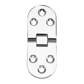 80 * 30mm Backflap Hinge Zinc Alloy Mini Hinges Round Edge Furniture Flip Tray Hinge for Cabinet Closet Desk Folding Table(Silver)