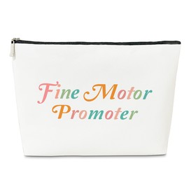 JioJio Chan Occupational Therapy Worker Gifts, Fine Motor Promoter, Gifts Makeup Bag For Occupational Therapy, Appreciation, PU Leather Makeup Bag for PT PTA OT
