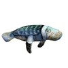 Metal Wall Decor Manatee Ocean Coastal Art 14.75 Inches Hand