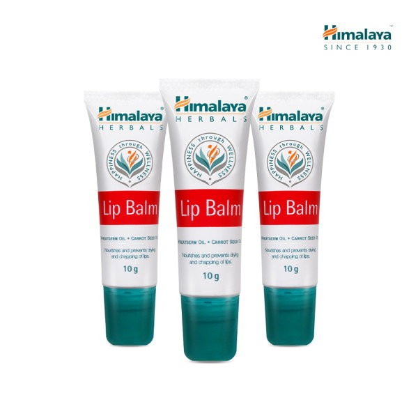 Himalaya Vegan Carrot Lip Balm 10g x3 / 히말라야 비건