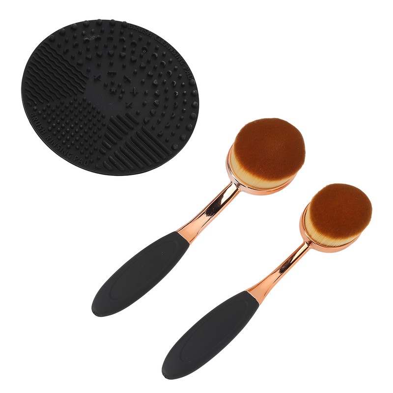 2pcs Sunscreen Applicator Brush Soft Fiber Hair Sunscreen Brush with