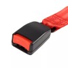 C-HORSE 2 Retractable 3 Point Safety Red Seat Belt Straps
