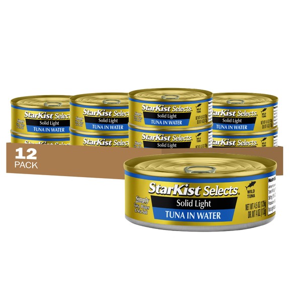 StarKist Selects Solid Light Tuna in Water Can, Tuna in