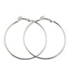 Clip On Big Large Fake Hoop Earrings for Women Non