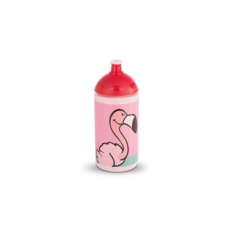 Nici 41879 19.5 cm Flamingo Party Summer Drinking Bottle 0.4