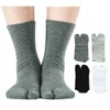 Men's Flip Flop Socks Tabi Split Toe Geta Wicking Cotton
