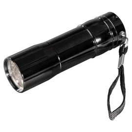 Hama Basic LED Taschenlampe Unisex - Erwachsene, schwarz, 9 x 2.5 cm