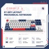 ZIYOU LANG Wireless Gaming Mechanical Keyboard，RGB Backlit 87 Keys Hot
