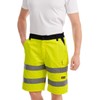 Mivaro Men's Work Shorts with Reflective Stripes in Signal Colours,