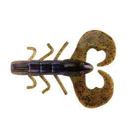 Berkley 1495836 Chigger Bug Soft Bait, 3" Length, Ike's Green Pumpkin Blue Flash, Package of 10