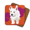 Westie Puppy - Set of 4 Coasters - Leslie Gerry