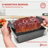 PERLLI Meat Loaf Pan with Drip Tray – 2 Pc.