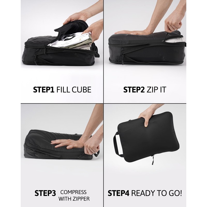 OrgaWise Extra Large Compression Packing Organiser Cube OrgaWise Suitcase Storage