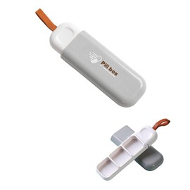 nalaina 薬ケース ピルケース サプリ 薬入れ 1日3回 小型 くすりいれケース サプリメントケース ミニ おしゃれ 薬 ケース スライド式 携帯用 小物入れ 収納 軽量 薬飲み忘れ防止 グレー