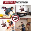 PERCH Tool Holder Rack for Milwaukee M18 18v | Securely