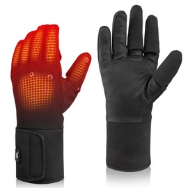 Haeglauv Heated ice Fishing Gloves for Cold Weather and Winter Photo Shoots Fishing Running Skiing and Biking Gloves