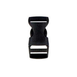 INNSPIRO Velox Double Brooch Plastic Black 15 mm 5u., for Infinite Applications in the Clothing Sector. For Backpacks, Accessories and Much More, black