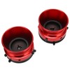 1 Pair NAB Hub Adapters Polished Aluminum Alloy Universal Loading