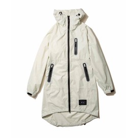 KiU【2024】Kiu Lightweight Rain Protection Storage Bag Easy to Carry Water Repellent Waterproof Simple Cute Fashionable Men's Women's Unisex Raincoat Zip-up Off White K116-908