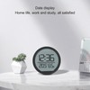 Indoor Thermometer Hygrometer Multifunction Thin Accurate Wall Mounted Digital Alarm