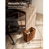 Tidita 3 Gallons Rectangular Wastebaskets - Acacia Wood Waste Basket