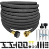Gnimihz Garden Rubber Soaker Hose 50ft with Drip Irrigation Fittings
