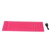 Foldable Silicone Keyboard 108 Keys Waterproof Full Sealing Design Mute