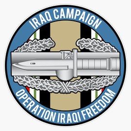 HOF Trading Combat Action OIF Vinyl Sticker Waterproof Decal Laptop Wall Window Bumper Sticker 5"