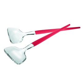 Guzzini Salad Servers 32 Cm. Vintage Tkm, Acrylic, Red, 0.1 x 0.1 x 0.1 cm