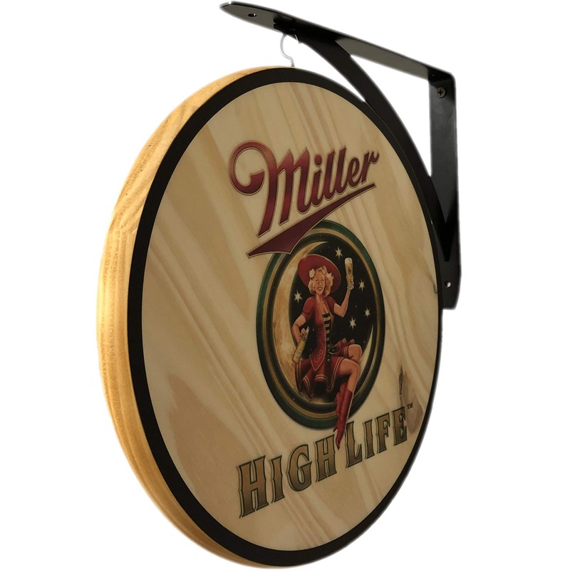 Miller High Life - 2 Sided Pub Sign