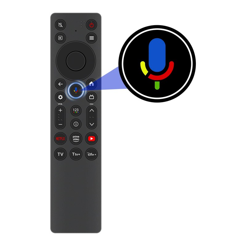 VINABTY New RC813A Remote Control Replacement fit for TCL QLED