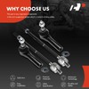 A-Premium Set of 4, Front Inner & Outer Tie Rod