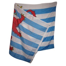 AES 3x5 Luxembourg Germany German City Lion Royal Rough Tex Knitted Flag 3'x5' Fade Resistant Double Stitched Premium Quality