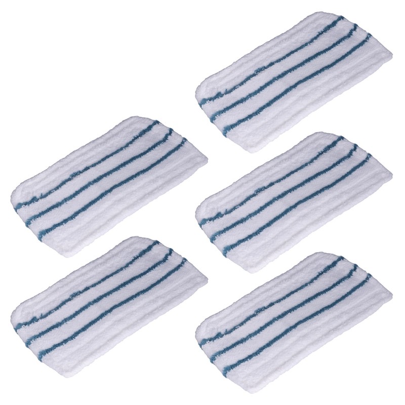5PCS Washable Fiber Mopping Pads Replacement Steam Mop Accessory Fit