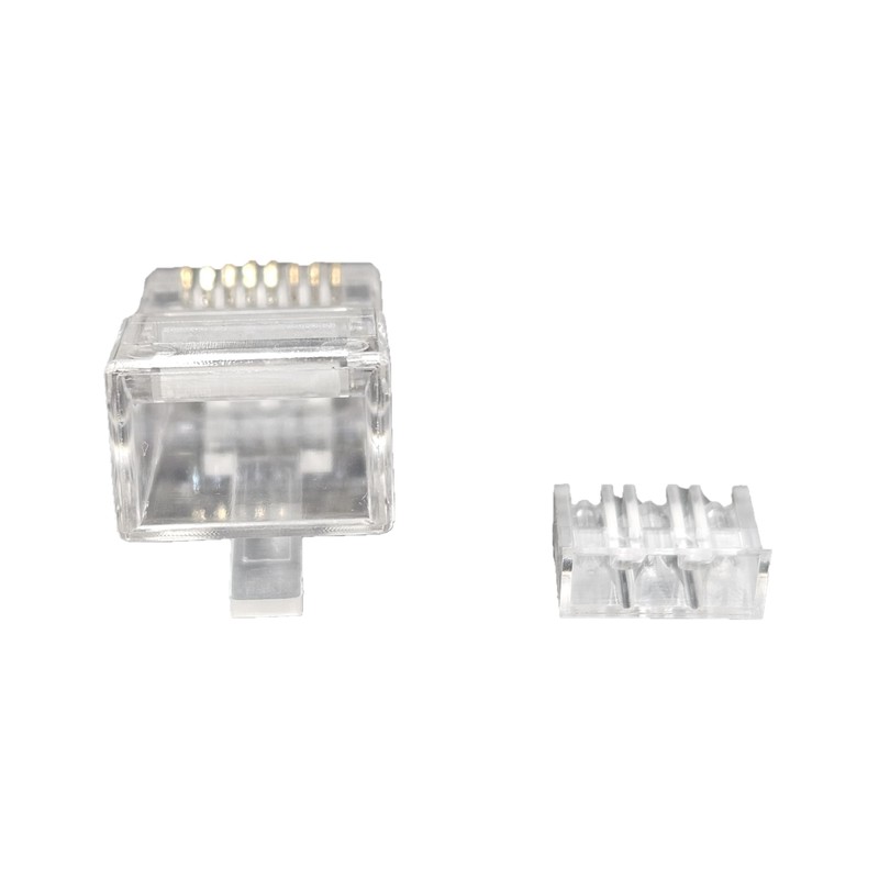 Micro Connectors Cat6/6A RJ45 Connectors for Slim Stranded (28AWG) Cable