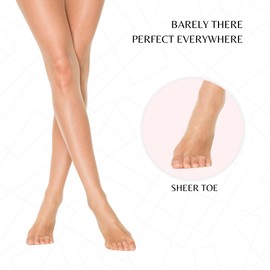 PENTI 3 Pairs 5 Den Ultra Sheer Pantyhose | Barely-There Transparent Women's Tights | Seamless with Breathable Gusset (US, Alpha, Medium, Regular, Regular, Nude)