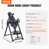 VEVOR Inversion Table, 300 lbs Capacity Heavy Duty Inversion Table,