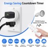 Remote Control Outlet, GREENCYCLE Remote Timer Switch, Plug in Light
